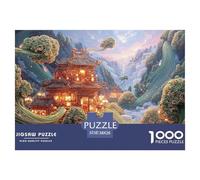 Sinoshow_24085_Chinese_Embroidery_Craft_of_Light_Green_and_Gold_1bb9c8fb-1e40-450d-9cf8-f4406423a38e_1 1000 Piezas Rompecabezas Difícil, Desafiante, Casi Imposible Rompecabezas, Juguetes Educativos Ú