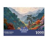 Sinoshow_24085_Chinese_Landscape_Small_Villages_nestled_in_The__b2c6c60b-16de-4c5e-a06f-06e3de7258e4_2 1000 Piezas Rompecabezas Difícil, Desafiante, Casi Imposible Rompecabezas