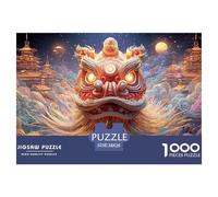 Sinoshow_24085_Chinese_Lion_Dance_Head_Golden_Hair_and_Beard_re_1e05f75a-115c-4bf2-af8e-4fe6b5ddb40e_2 1000 Piezas Rompecabezas Difícil, Desafiante, Casi Imposible Juego De Rompecabezas, Juego Famili