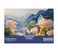 Sinoshow_24085_Chinese-Style_Houses_with_White_Walls_and_Black__4643f42f-9e2f-487d-98d8-fa0315c6e64f_2 1000 Piezas Rompecabezas Difícil, Desafiante, Casi Imposible Rompecabezas