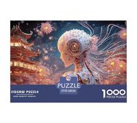 Sinoshow_24085_Close-up_of_a_White_and_Pink_Biomechanical_cybor_e31d11b3-e6e8-47a4-be6b-1974476b306a_2 1000 Piezas Rompecabezas Difícil, Desafiante, Casi Imposible Juego De Rompecabezas, Juguetes Edu