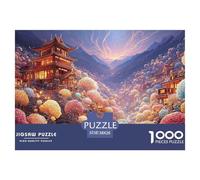 Sinoshow_24085_Colorful_Valley_with_Stream_Houses_Made_of_Color_ec7a09a8-70f8-491b-839f-b62682d5540d_2 1000 Piezas Rompecabezas Difícil, Desafiante, Casi Imposible Rompecabezas