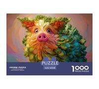 Sinoshow_24085_Cute_Chubby_Vegetable_Pig_with_a_Plump_Body_Made_783fed6f-ef00-4b44-b1c3-4d17fa30533b_2 1000 Piezas Jigsaw Puzzle Difícil, Desafiante, Casi Imposible Juego De Rompecabezas, Juego Famil
