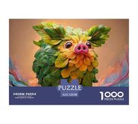 Sinoshow_24085_Cute_Chubby_Vegetable_Pig_with_a_Plump_Body_Made_783fed6f-ef00-4b44-b1c3-4d17fa30533b_4 1000 Piezas Jigsaw Puzzle Difícil, Desafiante, Casi Imposible Juego De Rompecabezas, Juguetes Ed