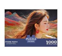 Sinoshow_24085_Cute_k-Pop_Idol_with_Long_Hair_Flowing_in_The_wi_bdf06da0-40a5-4d23-af2f-6bb3d08ae312_2 1000 Piezas Rompecabezas Difícil, Desafiante, Casi Imposible Juego De Rompecabezas, Regalo De Na