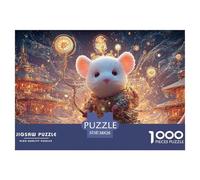 Sinoshow_24085_Cute_White_Mouse_in_a_Steampunk_Costume_in_The_s_fdfc98d1-3f61-4ba0-a726-318af9b88829_2 1000 Piezas Rompecabezas Difícil, Desafiante, Casi Imposible Rompecabezas, Juguetes Educativos Ú