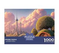 Sinoshow_24085_Gentle_Breeze_Modern_Architecture_in_The_distanc_d3fd8ad6-f224-4530-b4c9-1013424ad916_1 1000 Piezas Rompecabezas Estimulante Y Educativo Juego De Rompecabezas, Juego Familiar Anti-Estr