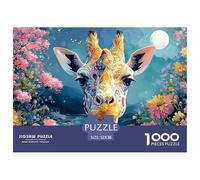 Sinoshow_24085_Giraffe_in_The_Style_of_Intricate_Psychedelic_pa_79242b86-1709-43f5-9d36-41331dca2c15_4 - 副本 1000 Piezas Jigsaw Puzzle Difícil, Desafiante, Casi Imposible Juego De Rompecabezas, Juego