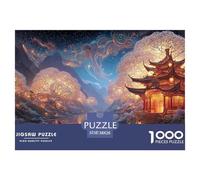 Sinoshow_24085_in_The_Blue_Night_Under_an_Umbrella_of_White_FLO_40bb72de-143c-4d18-8660-fbeb3971ef2c_4 1000 Piezas Rompecabezas Difícil, Desafiante, Casi Imposible Juego De Rompecabezas, Juego Famili