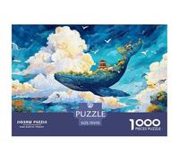 Sinoshow_24085_in_The_Blue_Sky_There_is_an_Island_Made_of_White_0b89ddca-3061-4207-8434-8e3f93b6b15f_4 1000 Piezas Jigsaw Puzzle Difícil, Desafiante, Casi Imposible Juego De Rompecabezas, Juguetes Ed