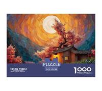Sinoshow_24085_in_The_Moonlight_There_is_an_Old_House_in_Rural__3e82be57-a0a2-4097-995c-5067871e3df9_2 1000 Piezas Jigsaw Puzzle Difícil, Desafiante, Casi Imposible Rompecabezas, Juego Familiar Anti-