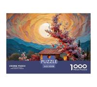 Sinoshow_24085_in_The_Moonlight_There_is_an_Old_House_in_Rural__9c378d8f-553b-4c15-bb6d-d7818a5faae7_1 1000 Piezas Jigsaw Puzzle Difícil, Desafiante, Casi Imposible Juego De Rompecabezas, Juego Famil