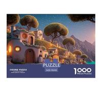 Sinoshow_24085_Night_Scene_of_The_Italian_Coast_with_Houses_moo_5ccf5c76-9892-499d-a826-a7fb39a5cf0f_2 1000 Piezas Rompecabezas Estimulante Y Educativo Juego De Rompecabezas, Juguetes Educativos Únic