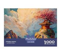 Sinoshow_24085_on_The_Cliff_There_is_an_Ancient_Chinese_buildin_619032fe-4a87-4dcc-a8d8-6b980ac167ab_1 1000 Piezas Rompecabezas Divertido Y Estimulante Juego De Rompecabezas, Juego Familiar Anti-Estr