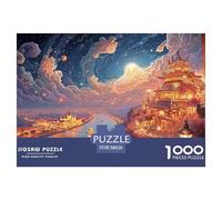 Sinoshow_24085_Painting_of_The_Danube_River_in_Budapest_at_Nigh_adb5d208-8660-49be-87ba-7c367b400815_2 1000 Piezas Rompecabezas Estimulante Y Educativo Juego De Rompecabezas, Im