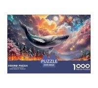 Sinoshow_24085_Pink_Whale_City_in_The_Background_Pastel_Colors__1460b729-6a4b-4f6b-beae-121c47e5ef9e_2 (1) 1000 Piezas Rompecabezas Difícil, Desafiante, Casi Imposible Rompecabezas, Juego Familiar An