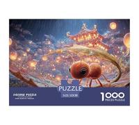 Sinoshow_24085_Pixar-Style_Ant_Under_a_Leaf_in_The_Rain_Cute_ch_968b5010-1173-42ac-8825-7f79b2a1c423_3 1000 Piezas Rompecabezas Difícil, Desafiante, Casi Imposible Juego De Rompecabezas, Juego Famili