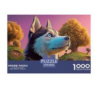 Sinoshow_24085_Siberian_Husky_in_The_Style_of_Pop_Art_Vector_il_7f11ea6e-f715-467f-80c1-4eeb0f4fbc54_4 1000 Piezas Rompecabezas Difícil, Desafiante, Casi Imposible Juego De Rompecabezas, Juego Famili