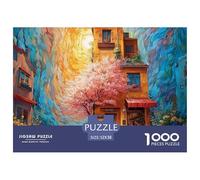 Sinoshow_24085_Studio_Ghibli-Style_Exterior_of_an_Apartment_bui_041fa7de-ff6a-44af-be8d-5fb63f18006c_3 1000 Piezas Jigsaw Puzzle Difícil, Desafiante, Casi Imposible Juego De Rompecabezas, Juego Famil