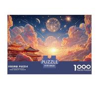 Sinoshow_24085_Sunrise_Over_The_Clouds_with_The_Sun_and_Moon_in_8efd0784-9493-47c7-8faf-e8d8505ac8fa_2 1000 Piezas Rompecabezas Difícil, Desafiante, Casi Imposible Rompecabezas, Juguetes Educativos Ú