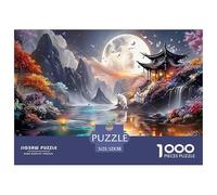 Sinoshow_24085_The_Beautiful_Moon_is_Hanging_in_The_Sky._Theres_0d0dd518-faed-4e57-a06b-d8f32bca79df_3 1000 Piezas Rompecabezas Estimulante Y Educativo Juego De Rompecabezas, Juguetes Educativos Únic