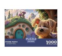 Sinoshow_24085_The_Cute_and_Fluffy_Dog_MAX_from_The_Movie_Dream_b4a5e610-fc69-4bc9-8fc9-6ca6177b0b13_4 1000 Piezas Rompecabezas Estimulante Y Educativo Rompecabezas, Juego Familiar Anti-Estrés, Regal