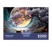 Sinoshow_24085_The_Moon_is_Big_and_Round_Hanging_High_in_The_SK_aaf364c4-1a02-4508-a776-803e3a33624b_3 1000 Piezas Rompecabezas Estimulante Y Educativo Rompecabezas, Imágenes Vi