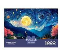 Sinoshow_24085_The_Moon_is_Full_Pink_Cherry_Blossoms_and_Red_le_0dd8a583-84c3-4943-b072-ace3d3c0218d_3 1000 Piezas Rompecabezas Divertido Y Estimulante Juego De Rompecabezas, Im