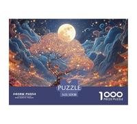 Sinoshow_24085_The_Moon_Shines_Brightly_in_The_Night_Sky_illumi_db79c620-e1e4-4838-abae-a4a0fe1ed483_4 1000 Piezas Rompecabezas Difícil, Desafiante, Casi Imposible Juego De Rompecabezas, Juego Famili