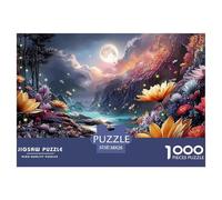 Sinoshow_24085_The_Moonlight_Shines_on_The_Colorful_Flowers_in__9f9e5ec4-1cbc-40eb-992a-4ad6a581aad8_4 (1) 1000 Piezas Rompecabezas Divertido Y Estimulante Juego De Rompecabezas, Juguetes Educativos