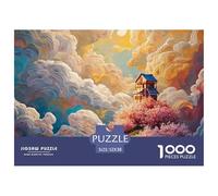 Sinoshow_24085_The_Sky_is_Full_of_White_Clouds_and_Theres_an_an_a0a68d0b-fcb2-40cd-abbf-03fdf5109792_4 1000 Piezas Jigsaw Puzzle Difícil, Desafiante, Casi Imposible Juego De Rompecabezas, Juego Famil