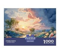 Sinoshow_24085_The_Sky_is_Painted_with_a_Beautiful_Sunset_refle_54fb2083-5250-40bf-b439-83ca6e0947ea_1 1000 Piezas Jigsaw Puzzle Difícil, Desafiante, Casi Imposible Juego De Rompecabezas, Juego Famil