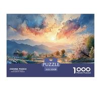 Sinoshow_24085_The_Sky_is_Painted_with_Vibrant_Colors_reflectin_2ba42391-82b4-4e50-9fd3-93a73a1a16c2_2 1000 Piezas Jigsaw Puzzle Difícil, Desafiante, Casi Imposible Rompecabezas, Juego Familiar Anti-