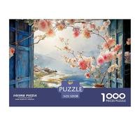 Sinoshow_24085_The_Window_is_Open_and_The_Blue_Wooden_shutters__982055ed-bd4e-4272-8ec4-2264b5360cf3_2 1000 Piezas Rompecabezas Divertido Y Estimulante Juego De Rompecabezas, Juego Familiar Anti-Estr