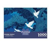 Sinoshow_24085_White_Doves_Flying_in_The_Blue_Sky_Under_an_anci_dd50a0b2-5d98-4121-9c9e-f3994299ce99_4 1000 Piezas Rompecabezas Estimulante Y Educativo Rompecabezas, Juego Familiar Anti-Estrés, Regal