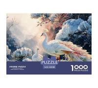 Sinoshow_24085_White_Snowflakes_Shimmer_in_The_Night_Sky_creati_44d9ea1a-358e-438c-acd1-b5291adf7400_2 1000 Piezas Jigsaw Puzzle Estimulante Y Educativo Juego De Rompecabezas, Juguetes Educativos Úni