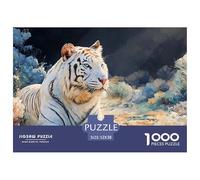 Sinoshow_24085_White_Tiger_White_Fur_with_Black_Stripes_Blue_EY_829f2d57-77eb-4e1c-9747-b76e4f265e17_2 1000 Piezas Rompecabezas Divertido Y Estimulante Rompecabezas, Imágenes Vi