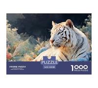 Sinoshow_24085_White_Tiger_White_Fur_with_Black_Stripes_Blue_EY_829f2d57-77eb-4e1c-9747-b76e4f265e17_1 1000 Piezas Rompecabezas Divertido Y Estimulante Juego De Rompecabezas, Juego Familiar Anti-Estr