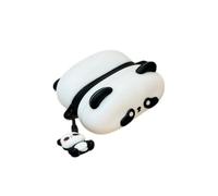 SINQERISHT Funda 3D con diseño de panda para Apple AirPods Pro 2025 con mosquetón, funda de silicona resistente a los golpes para niñas y mujeres para AirPods Pro Generation