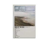 Sins by The Sea by James Arthur - Póster de pared estético para sala de estar, dormitorio, 40 x 60 cm, estilo sin marco