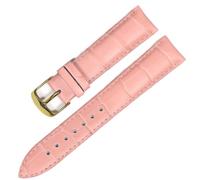 SinSed Correas De Reloj De Cuero 18Mm 20Mm 22Mm 24Mm Correa De Reloj Correa De Acero Hebilla Pulsera De Cinturón, Oro rosado, 24mm