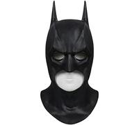 SINSEN Máscara de murciélago para adultos para hombres, superhéroe Bruce Wayne, máscara completa, disfraz de caballero, accesorio para fiesta de Halloween, oscuro (A)