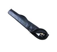 Sinsilvie Billiard Pool Stick Bag,1 X 1 PU Pool Cue Cases,Soft 2-Piece Pool Stick Case, Pool Table Accessories (Black)