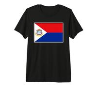 Sint Maarten Bandera San Maarten Carribean PAÍSES Bajos Camiseta Premium