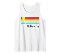 Sint Marteen Vintage Design Caribbean Vacation St. Marteen Camiseta sin Mangas