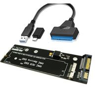 Sintech 7+17Pin to SATA Adapter with USB Cable,Compatible with SSD from 2012 Year MacBook Air/Pro Retina