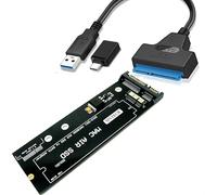 Sintech Card de 18 Pines a SATA con Cable USB, Compatible con SSD de 2010-2011 años MacBook Air