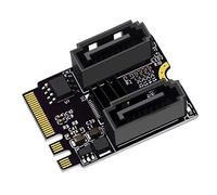 Sintech M.2 NGFF Key A+E a Dual SATA 3.0 Ports Extension Card Chipset JMB582 (solo compatible con A-Key o E-Key WiFi)