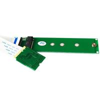 Sintech M.2 (NGFF) NVMe SSD a M2 A/E Key WiFi Puerto con Cable de 20cm (M.2 Proporciona Solo PCIe 1X Lane) para Samsung 960 970 EVO