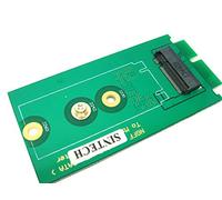 Sintech NGFF M.2 BM Key SSD a Micro SATA Tarjeta Adaptadora